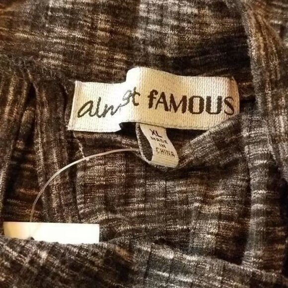 Almost Famous Black Marled Sleeveless Mock Neck Dress - Picture 7 of 7